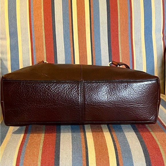 VINTAGE FOSSIL🔑 3pc LEATHER PURSE/WALLET/KEYCHAIN BUNDLE - Picture 7 of 12